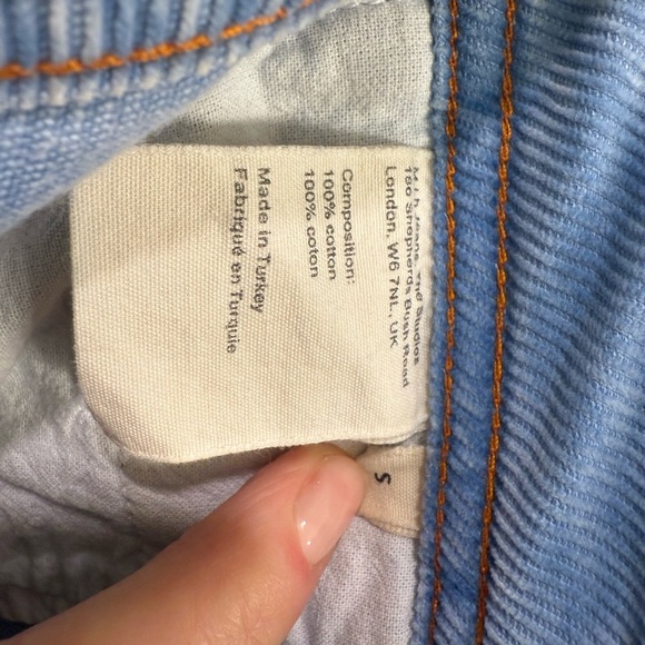 M.i.H. jeans Baby Blue
Corduroy Bias A-Line Skirt Sz 4 - Picture 3 of 5